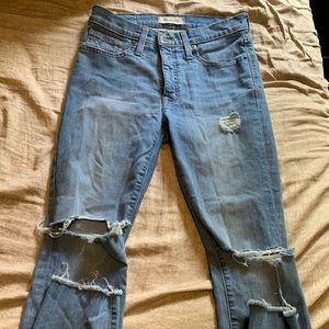 Madewell Ripped Skinny Jeans